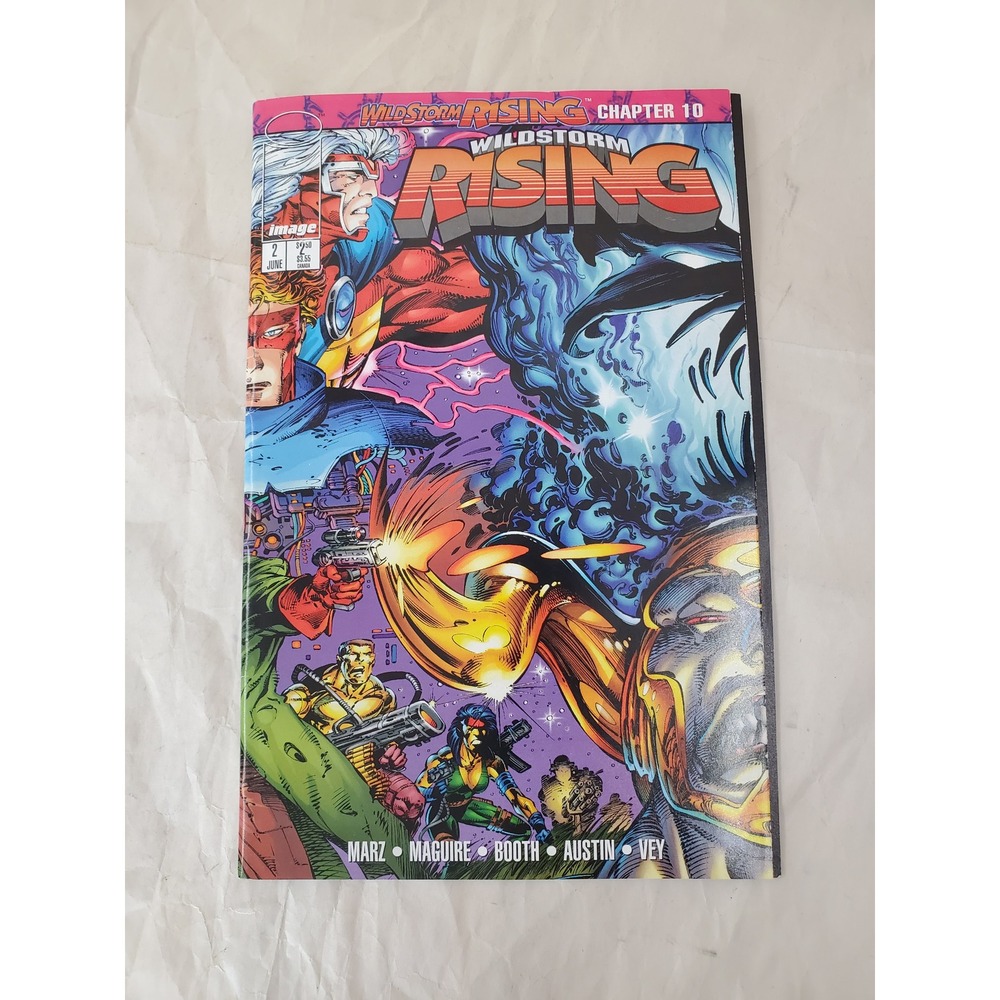 Wildstorm Rising Chapter 10 #2 June 1995 Image Comics with Trading Card Pack